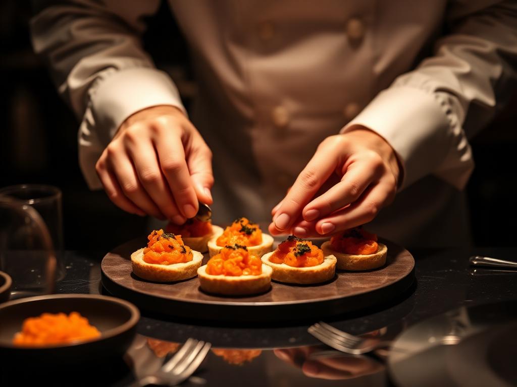 Le caviar à quatre mains